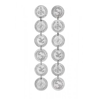 Orecchini Gucci pendenti Coin in argento YBD43348700100U