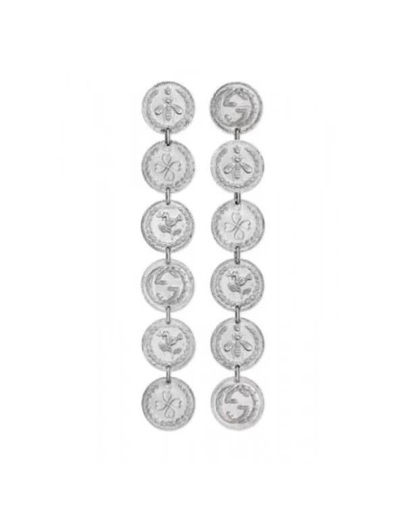 Gucci Coin pendants earrings in silver YBD43348700100U