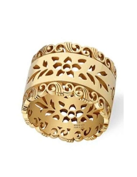 Gucci Icon Blooms pierced ring in yellow gold YBC554647001017
