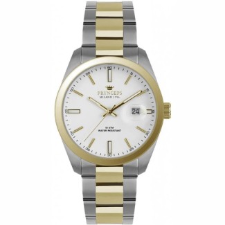 Pryngeps two-tone gold and steel watch - A1071 / B