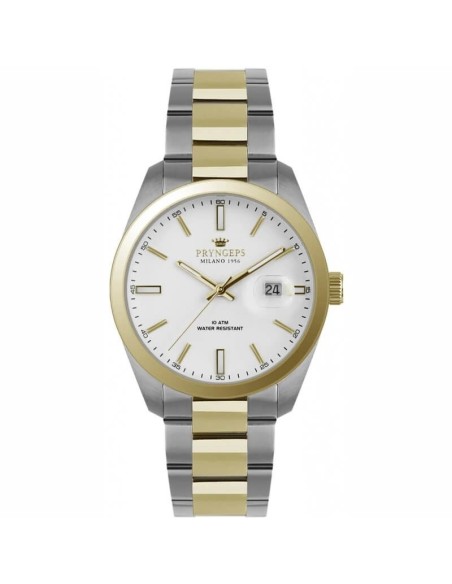 Orologio Pryngeps bicolore oro e acciaio - A1071/B