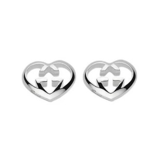 Gucci Heart Britt earrings in silver - YBD24657300100U