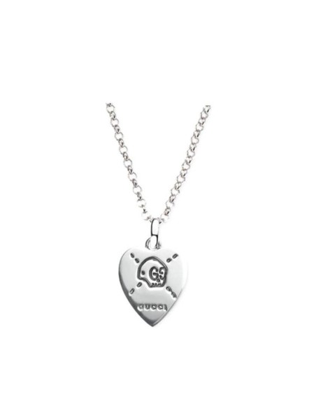 Gucci Heart Ghost silver necklace - YBB45554000100U