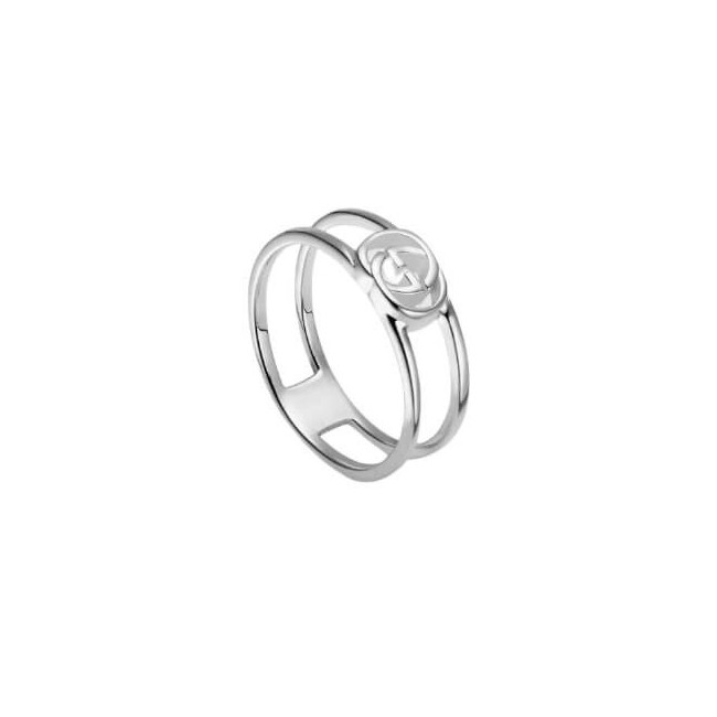 Gucci GG Interlocking Ring in Silber – YBC298036001016
