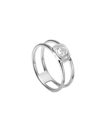 Anello Gucci GG Interlocking in argento - YBC298036001016