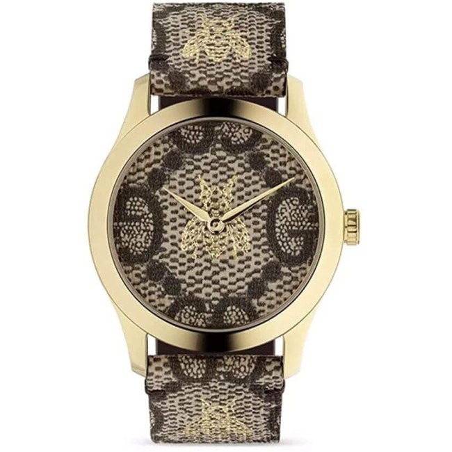 Orologio Gucci G-Timeless in pelle motivo Ape - YA1264068A