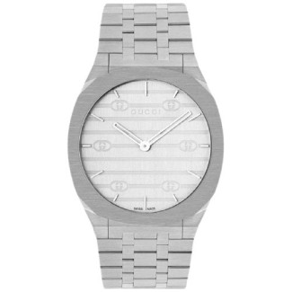Orologio Gucci 25H  in acciao cassa 38mm - YA163407