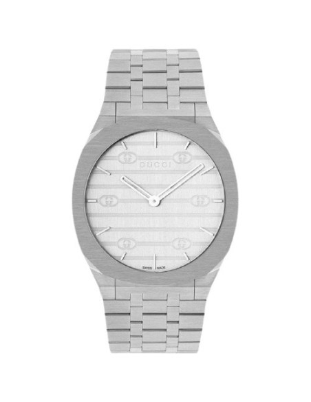 Gucci 25H watch in steel 38mm case - YA163407