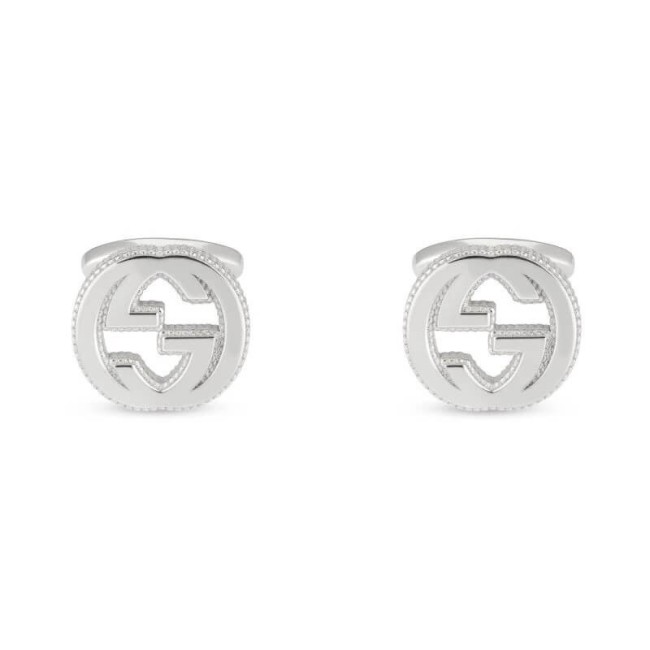 Gucci Interlocking double G cufflinks in silver YBE49901000100U