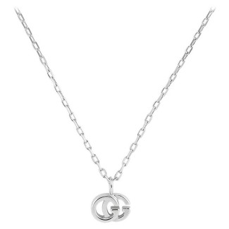 Collana Gucci Running G in oro bianco - YBB48163800200U 2