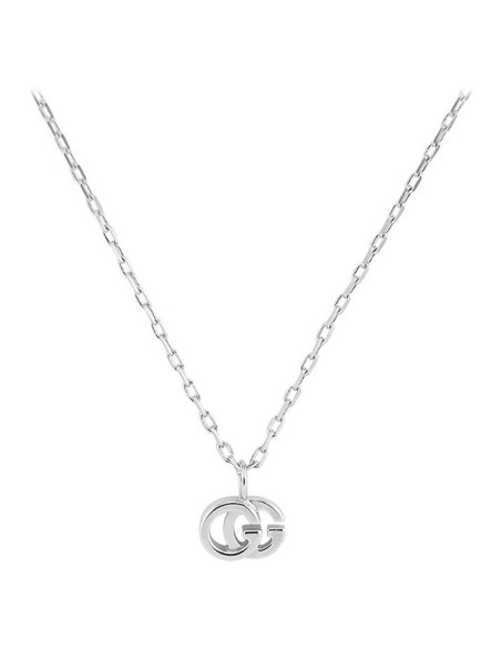 Gucci Running G necklace in white gold - YBB48163800200U