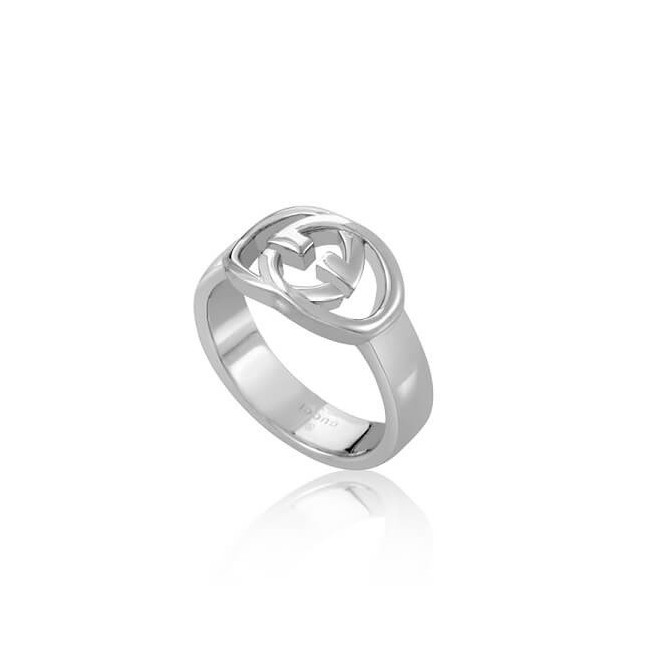 Anello fascia sottile Gucci Britt GG YBC190483001010