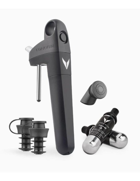 Coravin Pivot schwarzes sechsteiliges Weinset SKU-112313