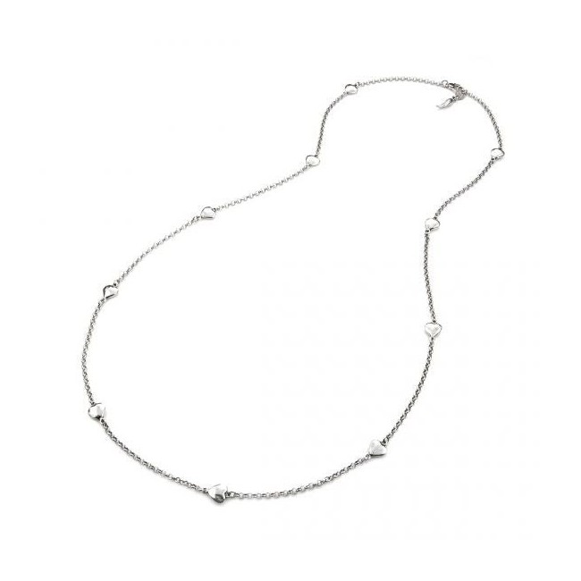 Giovanni Raspini long chanel necklace with Hearts - GR08853