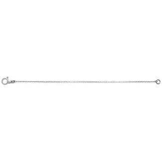 Bracciale Raspini sottile con charm Orsetto in argento