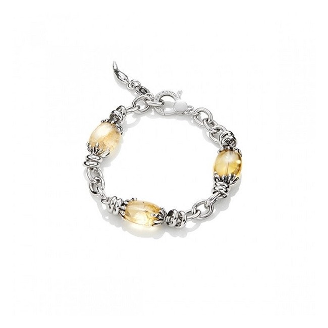 Raspini Gocce Citrine Quartz bracelet in silver