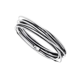 Bracciale rigido Raspini Bangle Montecarlo in argento
