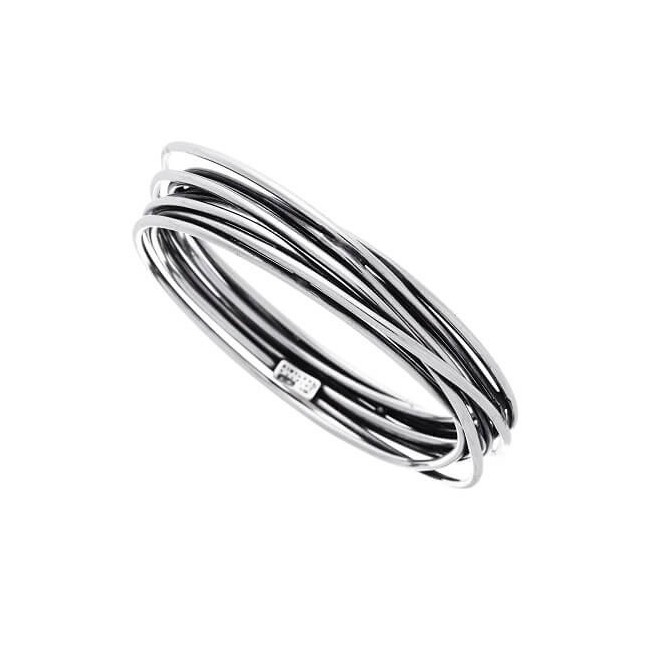 Raspini Bangle Montecarlo starres Armband in Silber