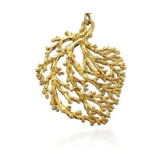 Giovanni Raspini Coral Capri pendant golden - GR8544