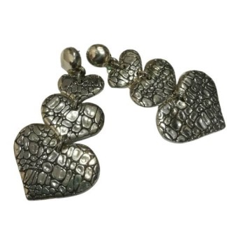 Giovanni Raspini three hearts pendant earrings - GR7340