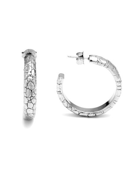 Raspini Moon Crocodile Circle Earrings GR11152
