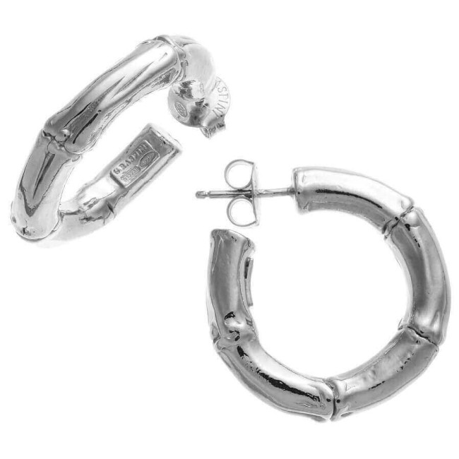 Giovanni Raspini Bamboo Hoop Earrings GR10654