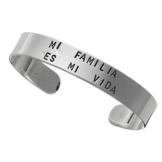 Bracciale rigido Raspini Tattoo Bangle stretto in argento GR9741