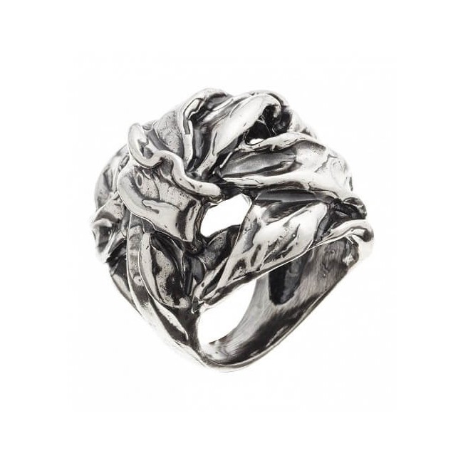 Giovanni Raspini ribbon band ring in silver GR08428 / 14
