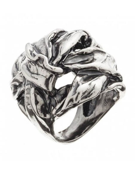Giovanni Raspini ribbon band ring in silver GR08428 / 14
