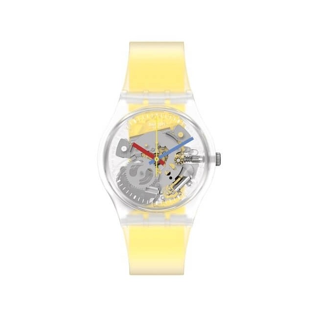 Orologio Swatch Gent Clearly Yellow Striped - GE291