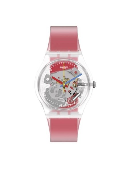 Swatch Gent Watches Clearly Red Striped - GE292