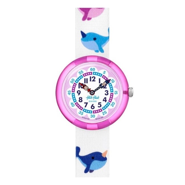 Flik Flak Magical Ocean Whale-Icorn girl's watch