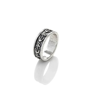 Giovanni Raspini Ancore Herrenring aus Silber GR9721 / 26