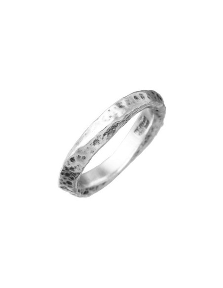 Raspini Tiny Herrenring aus gehämmertem Silber GR11221 / 22
