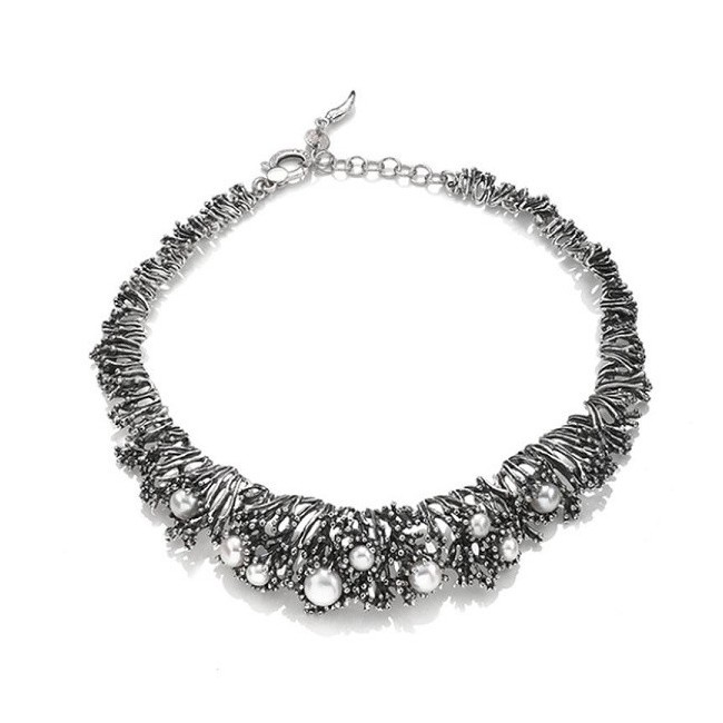 Collana Raspini Anemone in argento e perle GR10561