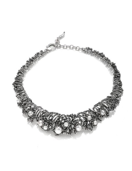 Collana Raspini Anemone in argento e perle GR10561