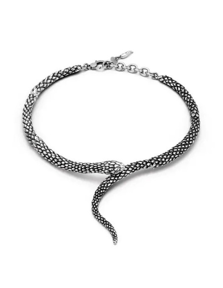 Raspini Serpente Girogola-Halskette in Silber GR11254