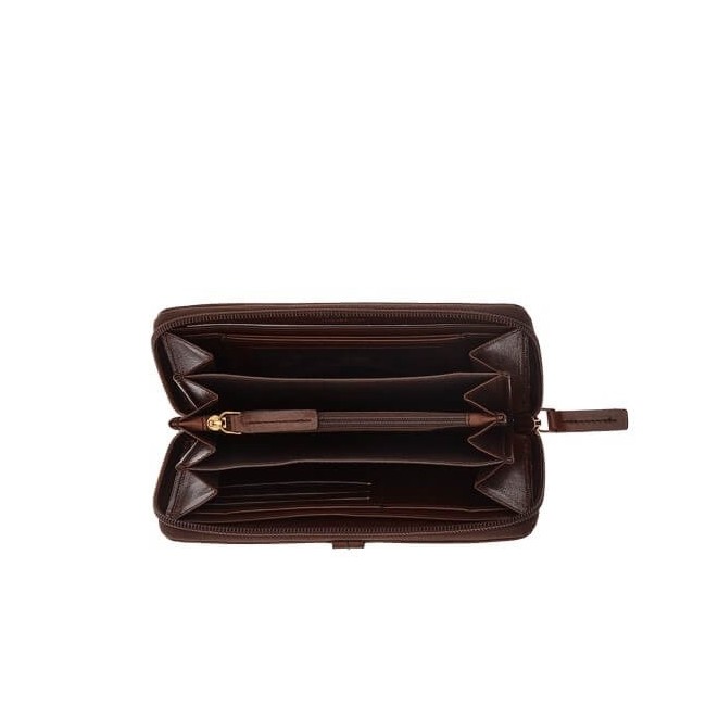 The Bridge Florentin Braune Damenbrieftasche - 01751701