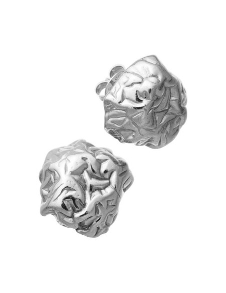 Giovanni Raspini Petra lobe earrings in silver - GR11023
