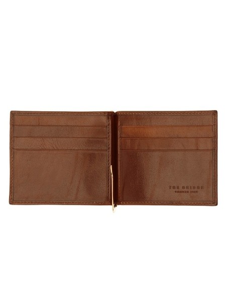 Dollar Clip cuoio The Bridge linea Story - 01220001-14