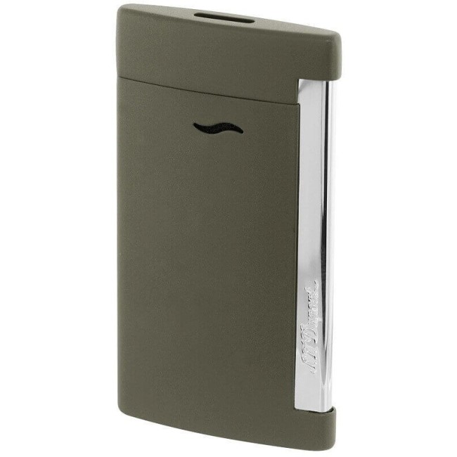 Dupont lighter Slim7 line opaque military green - 027747