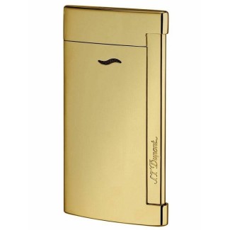 Dupont lighter Slim7 gold line - 027816