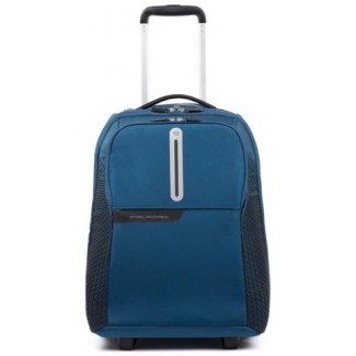 Piquadro Coleos trolley in blue fabric - BV4333OS39 / BLU