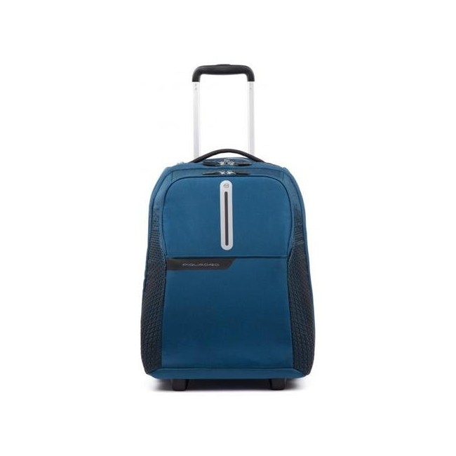 Piquadro Coleos Trolley aus blauem Stoff - BV4333OS39 / BLU
