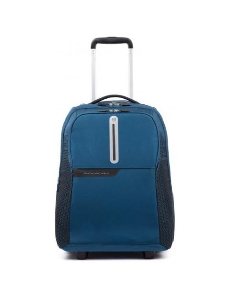 Piquadro Coleos Trolley aus blauem Stoff - BV4333OS39 / BLU