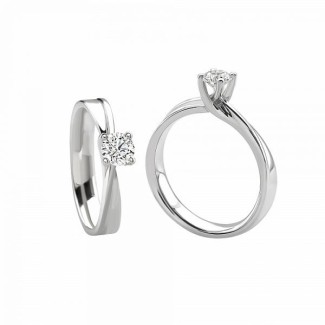 Giorgio Visconti Solitaro Ring mit 0,15 ct Diamant AB16294AA