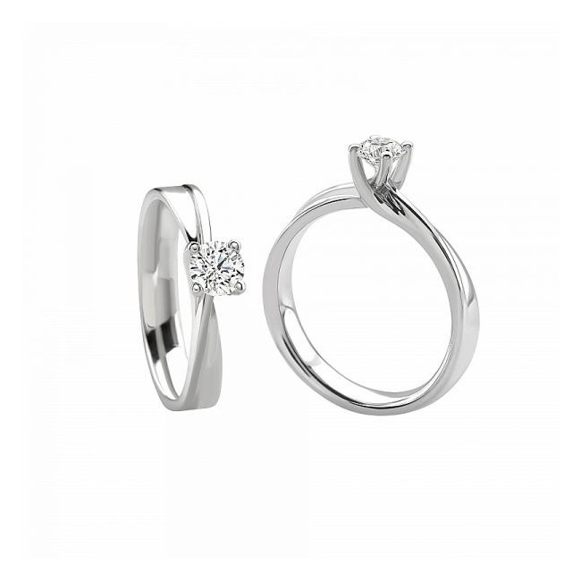 Giorgio Visconti Solitaro Ring with 0.15ct Diamond AB16294AA