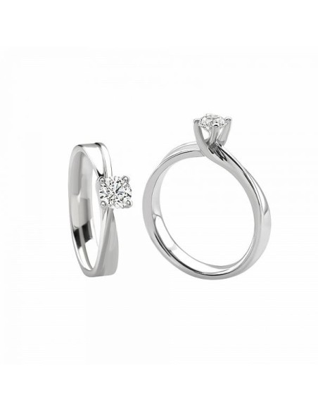 Anello Solitaro Giorgio Visconti con Diamante 0,15ct AB16294AA