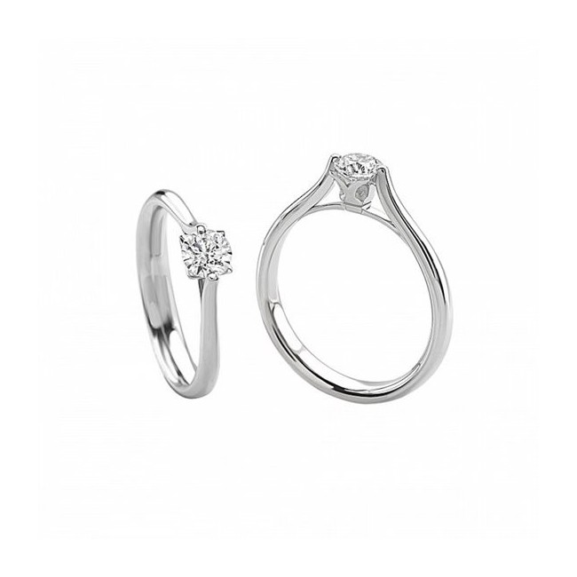 Anello Solitario Giorgio Visconti con Diamante 0,21ct  AB16361B