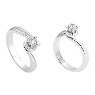 Giorgio Visconti Solitärring mit 0,34 ct Diamant AB13613C